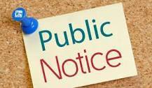Notice of Public Hearing