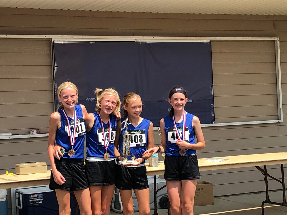 CIS Girls XC Team Medals