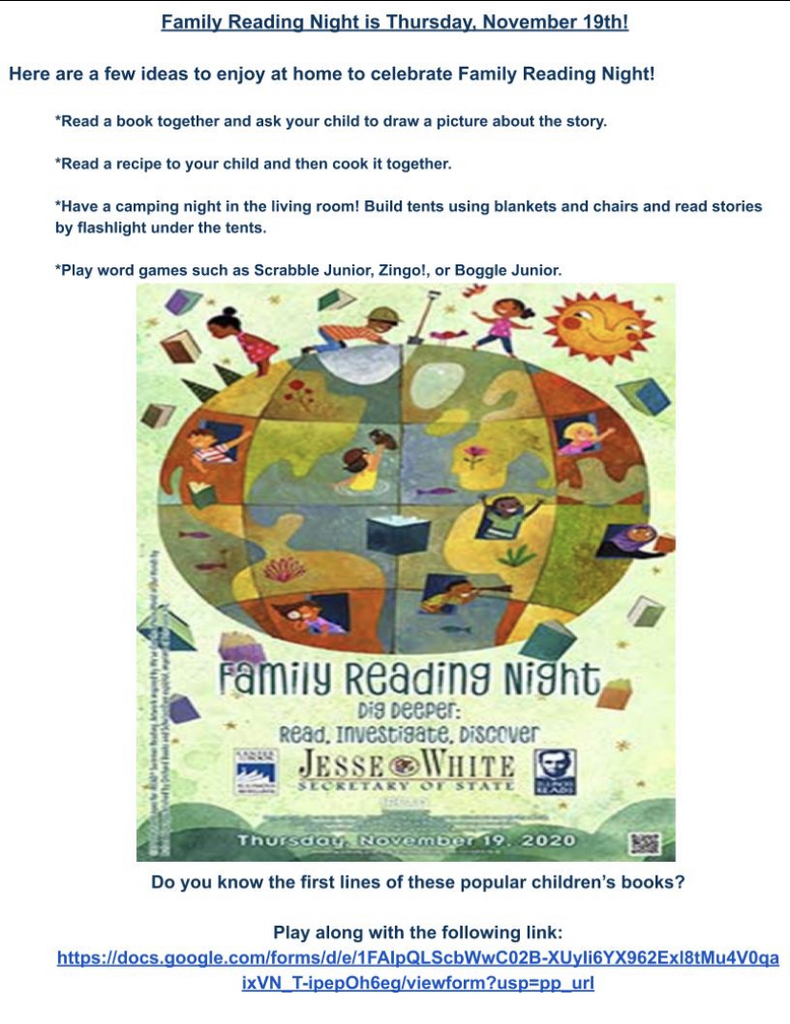 Family Reading Night!